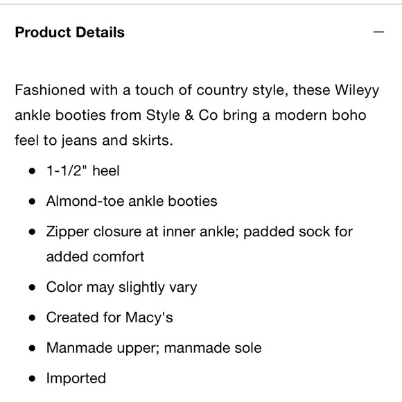 Style & Co Wileyy Ankle Booties - Picture 5 of 7